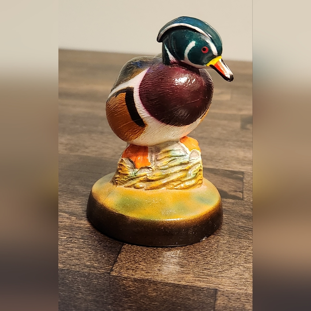 Vintage Scott Products Wood Duck Cast Iron Bottle Opener
